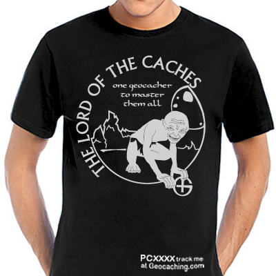 Lord Of The Caches T-Shirt -auch trackbar möglich-