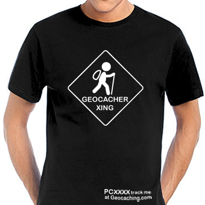 Geocacher Xing - T-Shirt auch trackbar lieferba r-